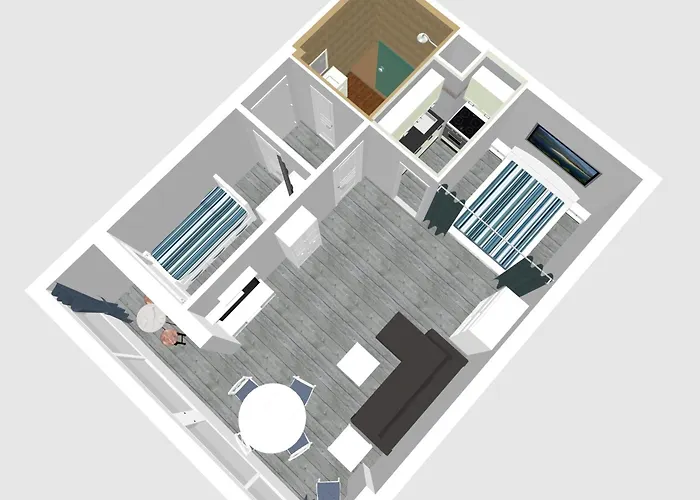 公寓 Strandhochhaus Sahlenburg C7 库克斯港